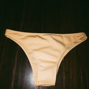 gold bikini bottoms!